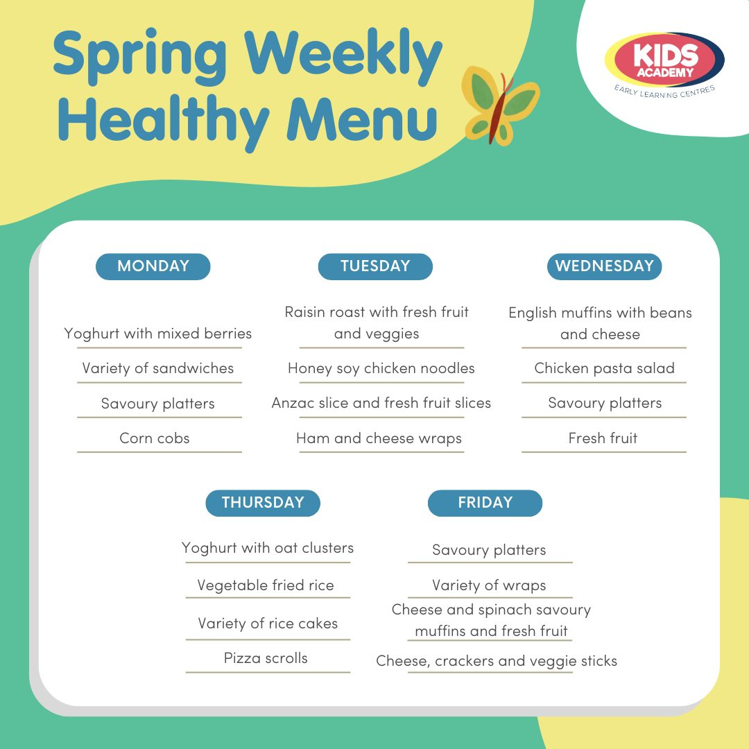 Kids Academy_Spring menu square